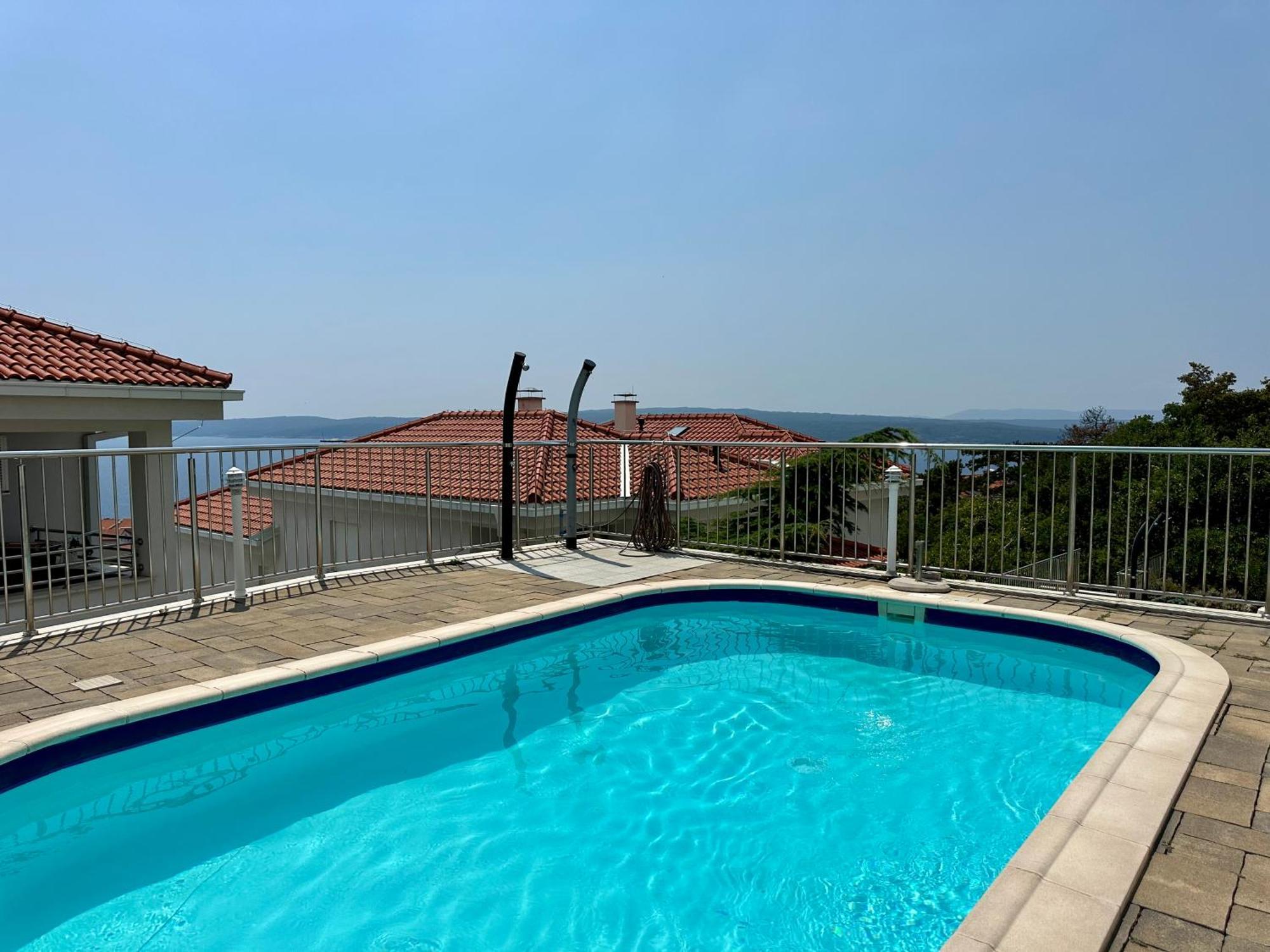 The View Apartment With Pool - 茨里克韦尼察 外观 照片
